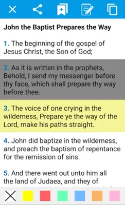 Holy Bible in English android App screenshot 6